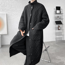 Load image into Gallery viewer, Retro Twist Loose Over-the-knee Windbreaker Jacket