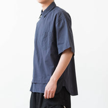 Load image into Gallery viewer, Thin Solid Color Short Sleeve Shirt Men's Loose Shirt