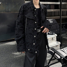 Load image into Gallery viewer, Black Textured Cropped Casual Jacket