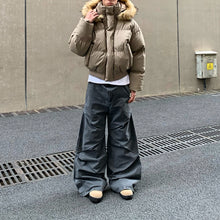 Load image into Gallery viewer, Detachable Faux Fur Hood Winter Loose Jacket