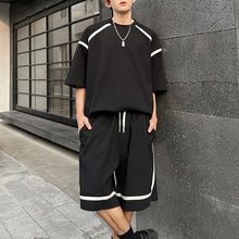 Load image into Gallery viewer, Retro Contrast Stripe Tracksuit