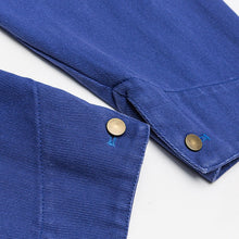 Load image into Gallery viewer, Retro Blue Multi-pocket Jacket