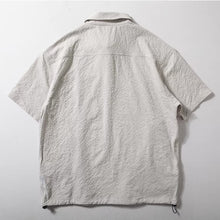 Load image into Gallery viewer, Textured Collared Polo Shirt