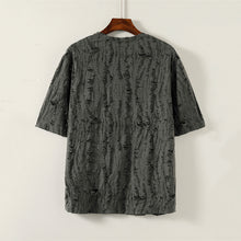 Load image into Gallery viewer, Buttoned Short-sleeved Vintage Hollow Top