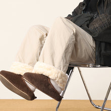 Load image into Gallery viewer, Thick Lining Straight Cotton Pants