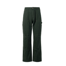 Load image into Gallery viewer, Relaxed Studded Cargo Jeans with Large Pockets