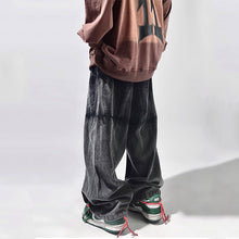 Load image into Gallery viewer, Retro Mid-rise Straight Leg Loose Overalls