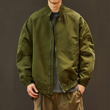 Load image into Gallery viewer, Stand-up Collar Loose Casual Solid Color Jacket