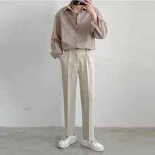 Load image into Gallery viewer, Loose Long-sleeved Casual Striped Shirt