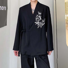 Load image into Gallery viewer, Embroidered Lace Mesh Stitching False Thin Suit Jacket