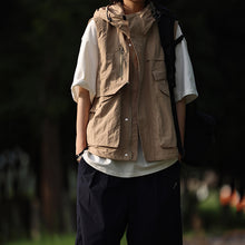 Load image into Gallery viewer, Hooded Waterproof Work Vest