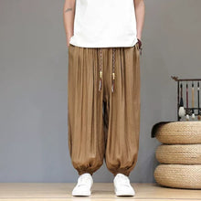 Load image into Gallery viewer, Breathable Loose-Fit Ice Silk Wide-Leg Pants