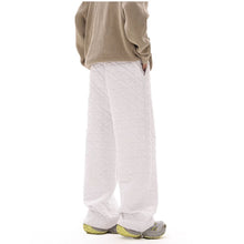Load image into Gallery viewer, Diamond Thickened Cotton Casual Wide-Leg Pants