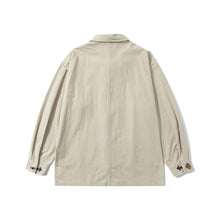 Load image into Gallery viewer, Horn Buttoned Loose Pointed Collar Shirt