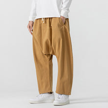 Load image into Gallery viewer, Retro Low Crotch Casual Loose Straight Wide Leg Pants