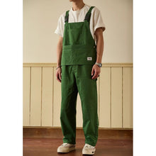 Load image into Gallery viewer, Retro Loose-Fit Multi-Pocket Workwear Cargo Overalls