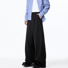 Load image into Gallery viewer, Draped Wide Leg Loose Straight Suit Pants