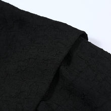 Load image into Gallery viewer, Textured Slanted Placket Tie-Strap Fake Two-Piece Shirt