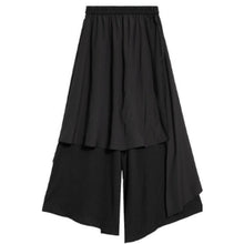 Load image into Gallery viewer, Women's Japanese Loose Draped Cropped Culottes Casual Pants