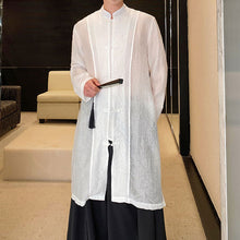 Load image into Gallery viewer, Gauze Trench Coat Long Shirt