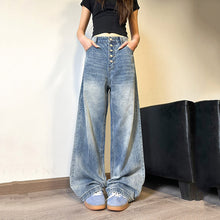 Load image into Gallery viewer, Loose Straight High Wide-leg Trousers