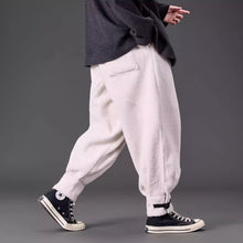 Load image into Gallery viewer, Thickened Faux Lamb Wool Loose Casual Harem Pants