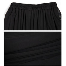 Load image into Gallery viewer, Women's High-waisted Loose Casual Faux Two-piece Pants