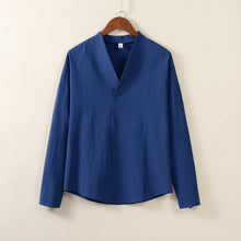 Load image into Gallery viewer, Casual Vintage Cotton and Linen Shirt