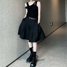 Load image into Gallery viewer, High Waist Pleated Skirt Pants