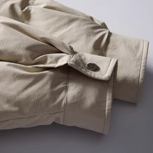 Load image into Gallery viewer, Plaid Patchwork Faux Two-piece Down Shirt Jacket