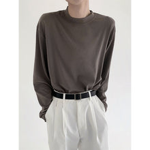 Load image into Gallery viewer, Soft Solid Color Loose Bottoming T-shirt