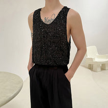 Load image into Gallery viewer, Sequin Sleeveless Casual Vest