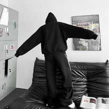 Load image into Gallery viewer, Hand-beaded Hooded Sweatshirt and Wide-leg Pants Casual Suit