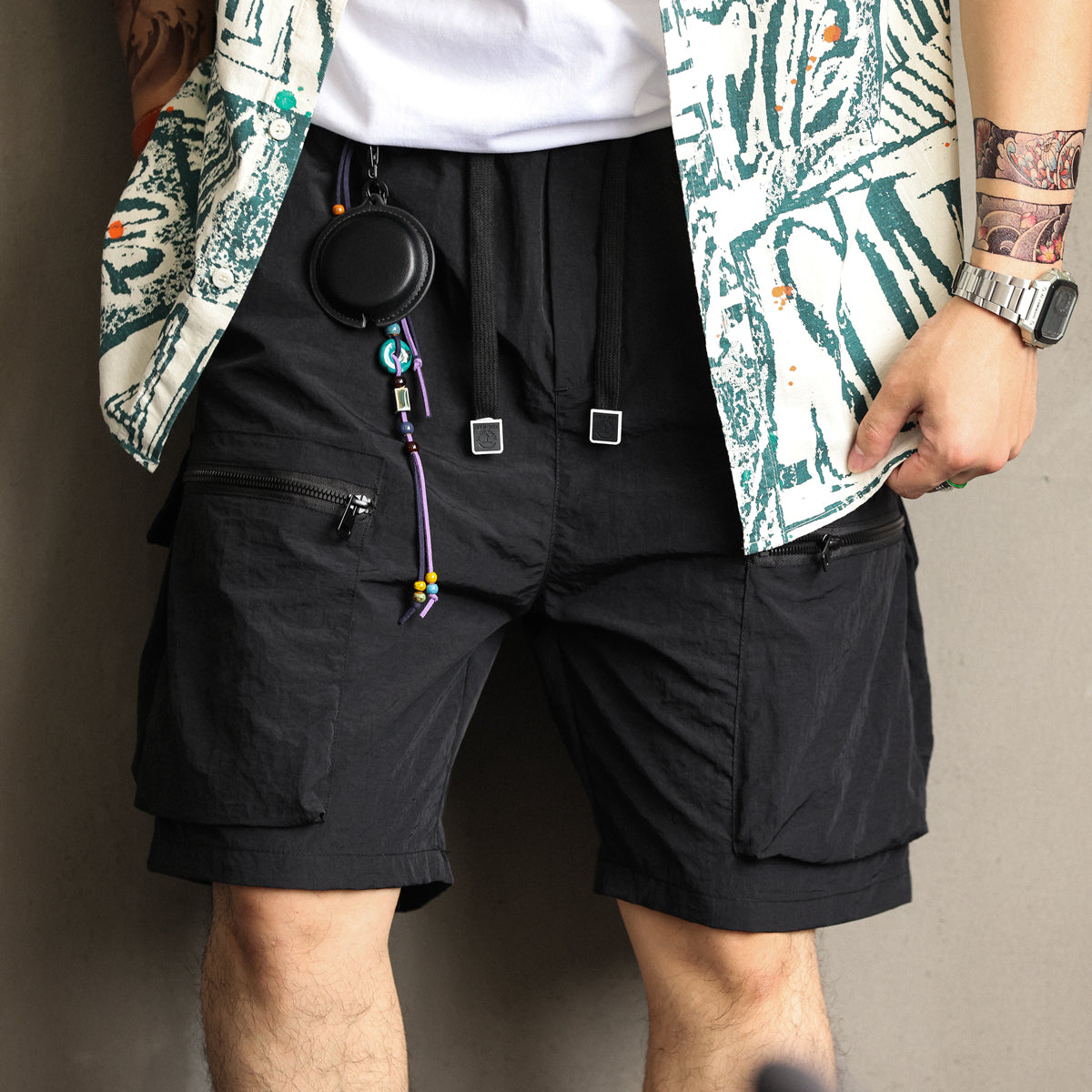 Functional Quick-Drying Cargo Shorts