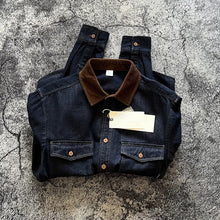 Load image into Gallery viewer, Heavyweight Corduroy Collar Denim Pocket Jacket