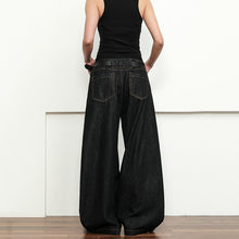Load image into Gallery viewer, American Retro Casual Scimitar Wide-leg Jeans