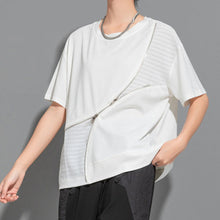 Load image into Gallery viewer, Summer Irregular Zipper T-shirt