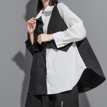 Load image into Gallery viewer, Fake Two Piece Long Sleeve Vest Shirt