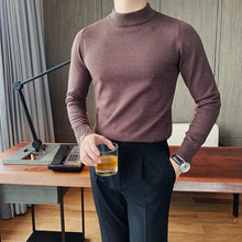 Load image into Gallery viewer, Slim-fit Turtleneck Sweater