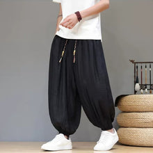 Load image into Gallery viewer, Breathable Loose-Fit Ice Silk Wide-Leg Pants