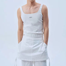 Load image into Gallery viewer, Square Neck Ribbed Slim Fit Tank Top
