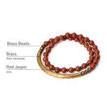 Load image into Gallery viewer, Red Jasper Beads Multi-layer Retro Ethnic Bracelet