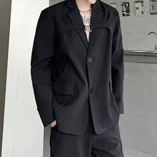 Load image into Gallery viewer, Metal Claw Button Single Breasted Blazer