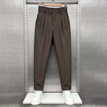 Load image into Gallery viewer, Summer Casual Slim-Fit Cropped Trousers