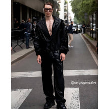 Load image into Gallery viewer, Loose Sequined Casual Shirt and Pants Suit Two Piece Sets