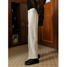 Load image into Gallery viewer, Retro Mid-waist Casual Straight-leg Loose Suit Pants