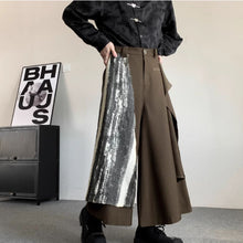 Load image into Gallery viewer, Irregular Patchwork Trousers
