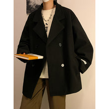 Load image into Gallery viewer, Double-breasted Loose Woolen Jacket