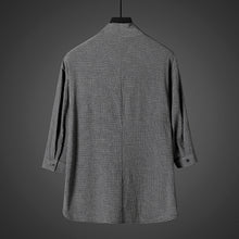 Load image into Gallery viewer, Vintage Ice Silk Loose Zen Clothes Half Sleeve T-shirt