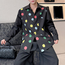Load image into Gallery viewer, Polka Dot Print Loose Shirt